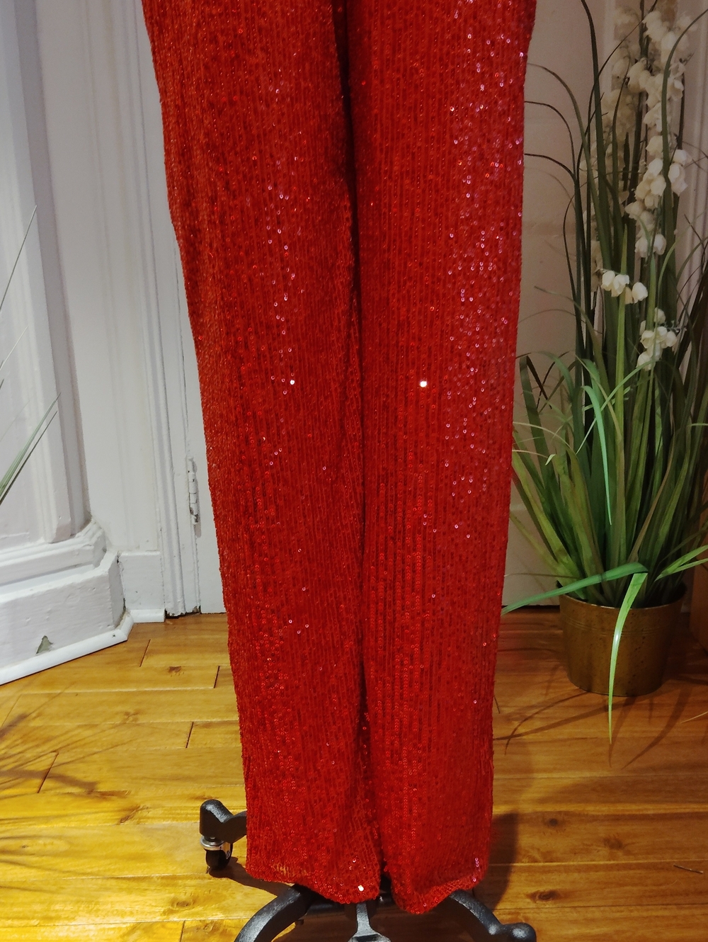 Crystal Sky Sequinned One Shoulder Jumpsuit NEW - Picture 4 of 14